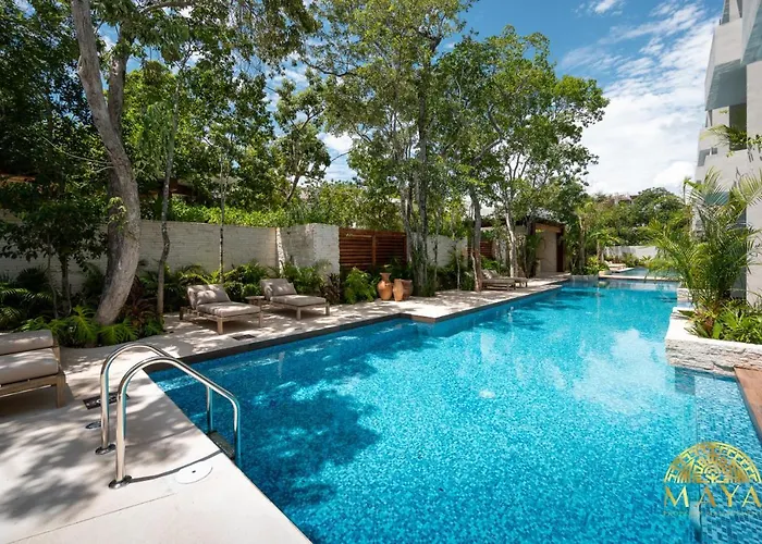 Nhoa 209a Lux 2br Pool View In Aldea Zama Ferienhaus *
